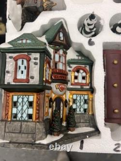 Costco Kirkland Christmas 36 Piece Lighted Porcelain Village Set 59979 Vintage