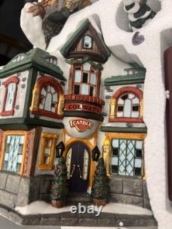 Costco Kirkland Christmas 36 Piece Lighted Porcelain Village Set 59979 Vintage