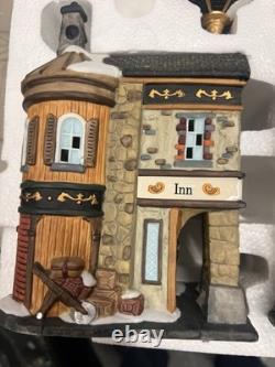 Costco Kirkland Christmas 36 Piece Lighted Porcelain Village Set 59979 Vintage