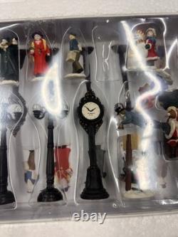 Costco Kirkland Christmas 36 Piece Lighted Porcelain Village Set 59979 Vintage