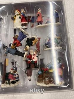 Costco Kirkland Christmas 36 Piece Lighted Porcelain Village Set 59979 Vintage