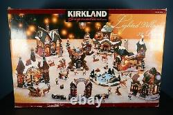 Costco Kirkland Signature 32 PC Lighted Christmas Village #59979
