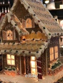 Cracker Barrel 2018 Gingerbread LED Light-Up Electric Christmas House NIB