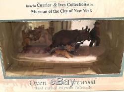 Currier And Ives Collection The Museum Of New York Christmas Holiday Decor Lot