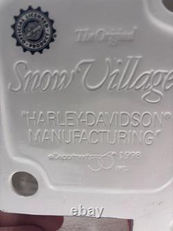 DDept 56 Snow Village Harley Davidson Manufacturing #54948 READ