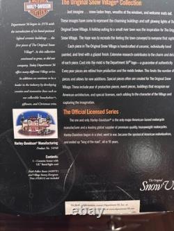DDept 56 Snow Village Harley Davidson Manufacturing #54948 READ