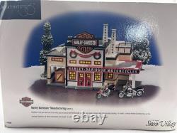 DDept 56 Snow Village Harley Davidson Manufacturing #54948 READ