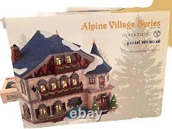 DEPARTMENT 56 ALPINE VILLAGE SERIES GASTHOF MITTENWALD No. #4020168