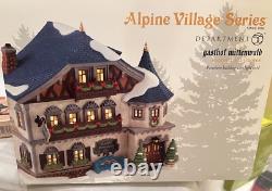 DEPARTMENT 56 ALPINE VILLAGE SERIES GASTHOF MITTENWALD No. #4020168