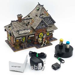 DEPARTMENT 56 HALLOWEEN RICKETY RAILROAD STATION 10TH ANNIVERSARY Tested/Works