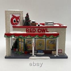 DEPARTMENT 56 Red Owl Grocery Store Original Snow Village(2002) #55303