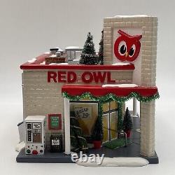 DEPARTMENT 56 Red Owl Grocery Store Original Snow Village(2002) #55303