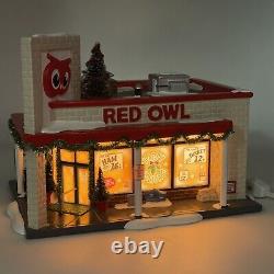 DEPARTMENT 56 Red Owl Grocery Store Original Snow Village(2002) #55303