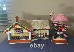 DEPARTMENT 56 THE FLAMINGO MOTEL Snow Village 799930