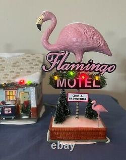 DEPARTMENT 56 THE FLAMINGO MOTEL Snow Village 799930