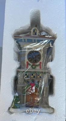 DEPT 56 Alpine Village ALPINE CLOCK TOWER! Time, Christmas, Holidays, Rare