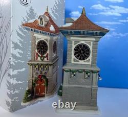 DEPT 56 Alpine Village ALPINE CLOCK TOWER! Time, Christmas, Holidays, Rare