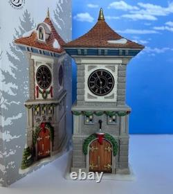 DEPT 56 Alpine Village ALPINE CLOCK TOWER! Time, Christmas, Holidays, Rare