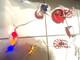 DEPT 56 BRITE LITE PARADE banner snowflake snowman Santa marching bulb pepermint