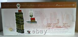 DEPT 56 Christmas In The City THE TIMES TOWER #56.55510 Special Edition