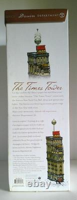 DEPT 56 Christmas In The City THE TIMES TOWER #56.55510 Special Edition
