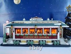 DEPT 56 Christmas in the City AMERICAN DINER plus PHONE BOOTH! Classic, Burgers