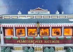 DEPT 56 Christmas in the City AMERICAN DINER plus PHONE BOOTH! Classic, Burgers