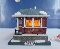 DEPT 56 Christmas in the City AMERICAN DINER plus PHONE BOOTH! Classic, Burgers