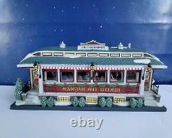 DEPT 56 Christmas in the City AMERICAN DINER plus PHONE BOOTH! Classic, Burgers