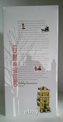 DEPT 56 Christmas in the City HOLIDAY BROWNSTONE #4050913 NEW & RARE