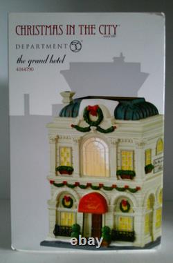 DEPT 56 Christmas in the City THE GRAND HOTEL #4044790 -VERY RARE & NEW