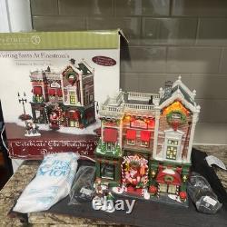 DEPT 56 Christmas in the City Visiting Santa At Finestrom's #59243 Retired VTG