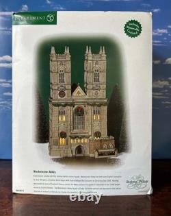 DEPT 56 Dickens WESTMINSTER ABBEY! London, Royalty, Cathedral, Church