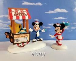 DEPT 56 Disney COCOA ON THE GO! Mickey's Merry Christmas Village, Minnie, Rare