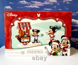 DEPT 56 Disney COCOA ON THE GO! Mickey's Merry Christmas Village, Minnie, Rare