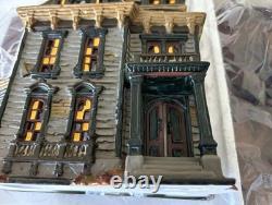 DEPT 56 Halloween MORDECAI MANSION! Haunted, Spooky, Scary, Sounds! Cool lights