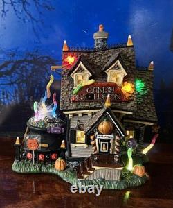 DEPT 56 Halloween THE CANDY CAULDRON! Perfect, Complete with 5 worms and 2 signs