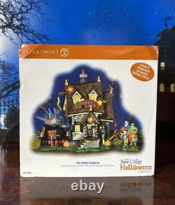 DEPT 56 Halloween THE CANDY CAULDRON! Perfect, Complete with 5 worms and 2 signs