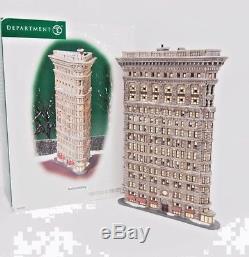 DEPT 56 Holiday House Christmas In The City's NYC Landmark FLATIRON Building