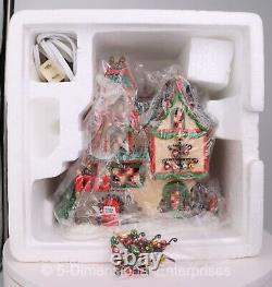 DEPT 56 North Pole Series GLASS ORNAMENT WORKS Complete! Lit #56396 1997 NOB