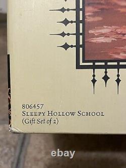 DEPT 56 RARE HALLOWEEN LEGENDS OF SLEEPY HOLLOW SCHOOL See Condition