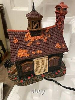 DEPT 56 RARE HALLOWEEN LEGENDS OF SLEEPY HOLLOW SCHOOL See Condition