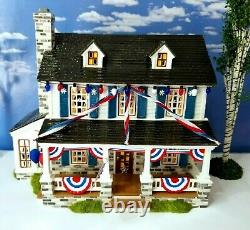 DEPT 56 Time To Celebrate 1776 LIBERTY LANE Rare, 4th of July, Fourth