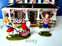 DEPT 56 Time To Celebrate 1776 LIBERTY LANE Rare, 4th of July, Fourth