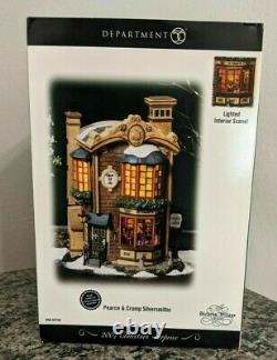 DICKENS VILLAGE Dept 56 PEARCE & CRUMP SILVERSMITHS 58758 NEW 2007 Limited Ed