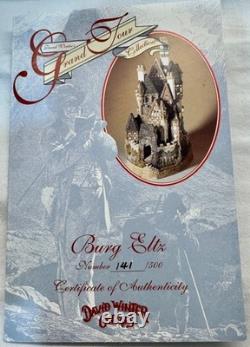 David Winter Cottages Burg Eltz Grand Tour D1143 LE 141/500 WithBox COA 2000