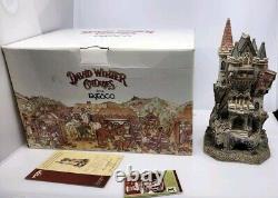 David Winter Cottages Limited edition Witch's Castle D1025 Witch 1997 Box COA
