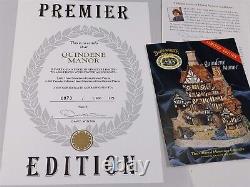 David Winter QUINDENE MANOR Premier Edition Limited 873/1500 withBox & COA 1994