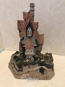 David Winter The House of Usher Haunted House w Key&Box D1035 COA