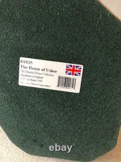 David Winter The House of Usher Haunted House w Key&Box D1035 COA